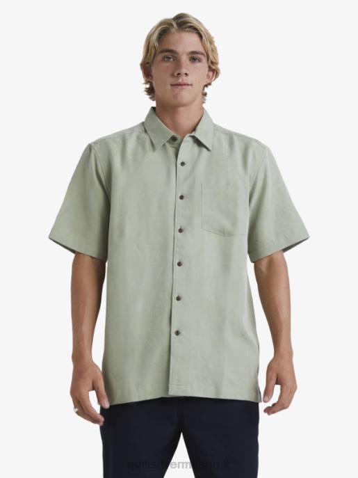 esso Quiksilver uomini camicia a maniche corte waterman manele bay tè HTZR801