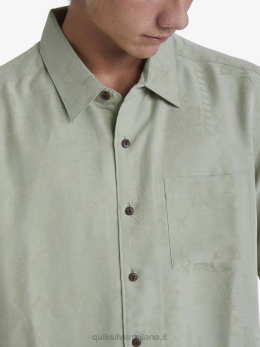 esso Quiksilver uomini camicia a maniche corte waterman manele bay tè HTZR801