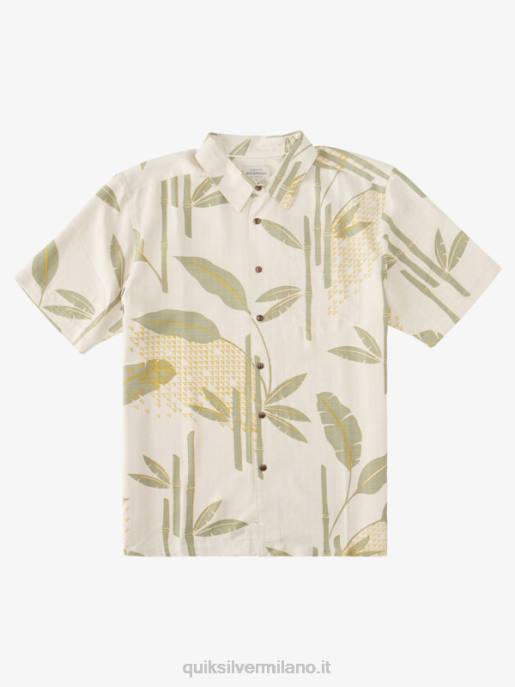 esso Quiksilver uomini camicia a maniche corte waterman surf riff riff di surf di riso integrale HTZR838