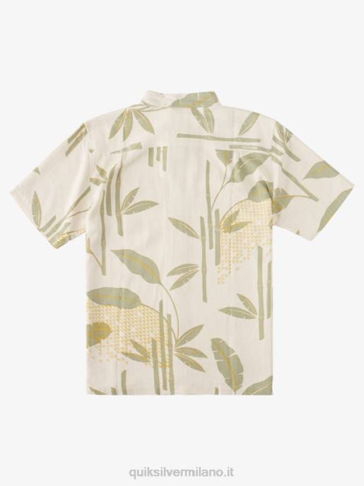 esso Quiksilver uomini camicia a maniche corte waterman surf riff riff di surf di riso integrale HTZR838
