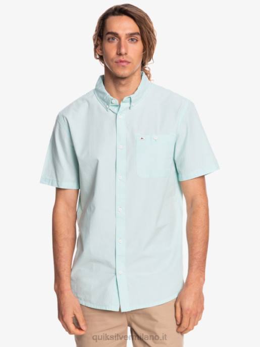 esso Quiksilver uomini camicia a maniche corte winfall angelo blu HTZR385