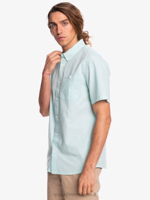 esso Quiksilver uomini camicia a maniche corte winfall angelo blu HTZR385