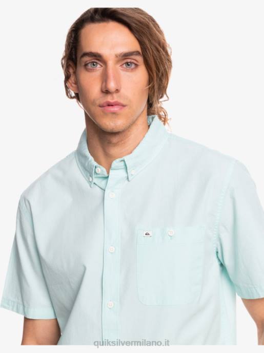 esso Quiksilver uomini camicia a maniche corte winfall angelo blu HTZR385
