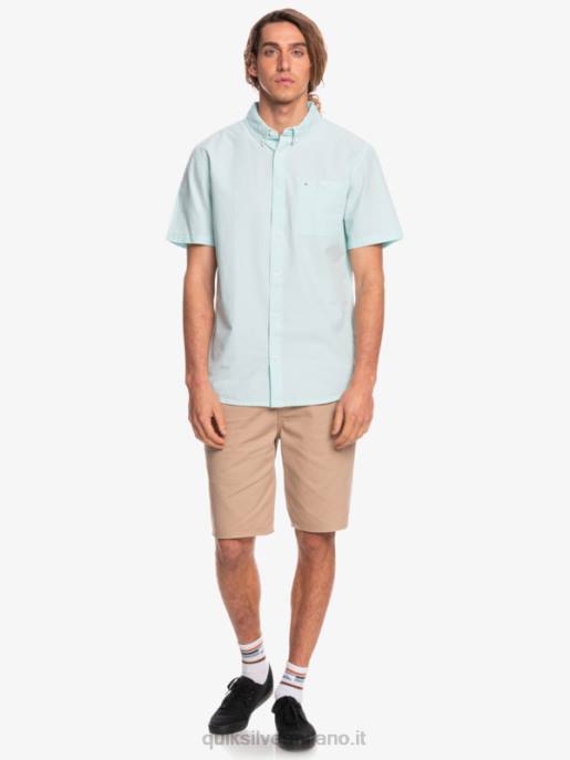 esso Quiksilver uomini camicia a maniche corte winfall angelo blu HTZR385