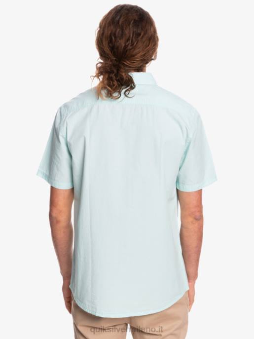 esso Quiksilver uomini camicia a maniche corte winfall angelo blu HTZR385