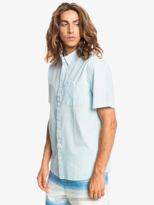 esso Quiksilver uomini camicia a maniche corte winfall blu arioso HTZR384