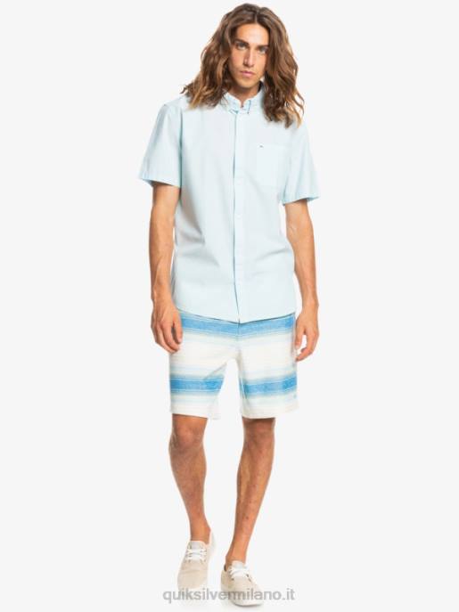 esso Quiksilver uomini camicia a maniche corte winfall blu arioso HTZR384