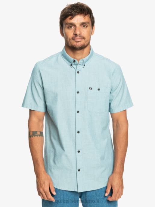 esso Quiksilver uomini camicia a maniche corte winfall blu marocchino HTZR377