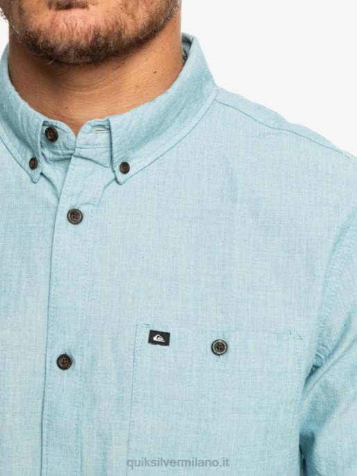 esso Quiksilver uomini camicia a maniche corte winfall blu marocchino HTZR377