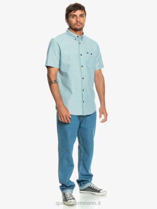 esso Quiksilver uomini camicia a maniche corte winfall blu marocchino HTZR377