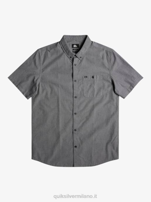 esso Quiksilver uomini camicia a maniche corte winfall nero HTZR376