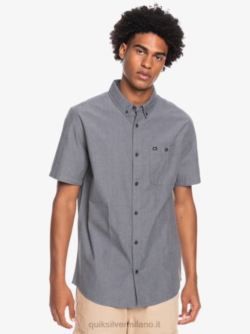 esso Quiksilver uomini camicia a maniche corte winfall nero HTZR376