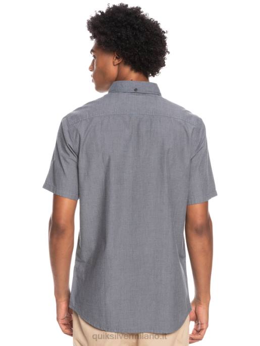 esso Quiksilver uomini camicia a maniche corte winfall nero HTZR376