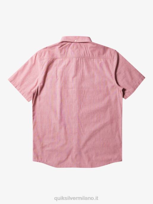 esso Quiksilver uomini camicia a maniche corte winfall ocra rossa HTZR379