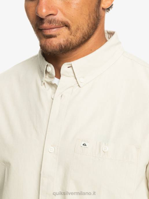 esso Quiksilver uomini camicia a maniche corte winfall piazza tortora HTZR381