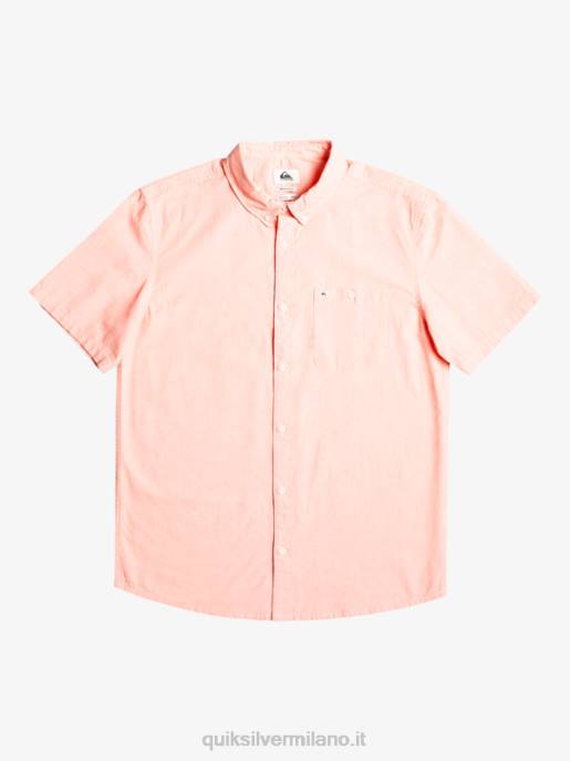 esso Quiksilver uomini camicia a maniche corte winfall salmone fresco HTZR380