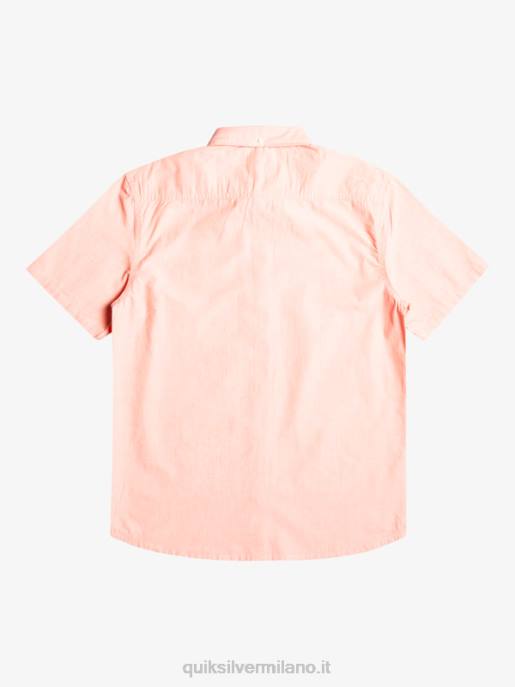 esso Quiksilver uomini camicia a maniche corte winfall salmone fresco HTZR380
