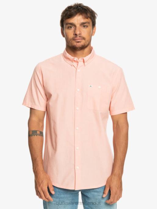 esso Quiksilver uomini camicia a maniche corte winfall salmone fresco HTZR380