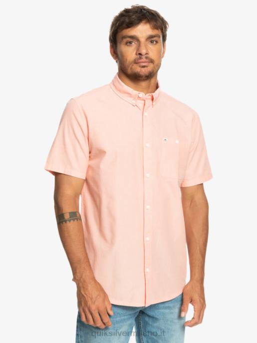 esso Quiksilver uomini camicia a maniche corte winfall salmone fresco HTZR380