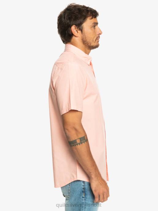 esso Quiksilver uomini camicia a maniche corte winfall salmone fresco HTZR380