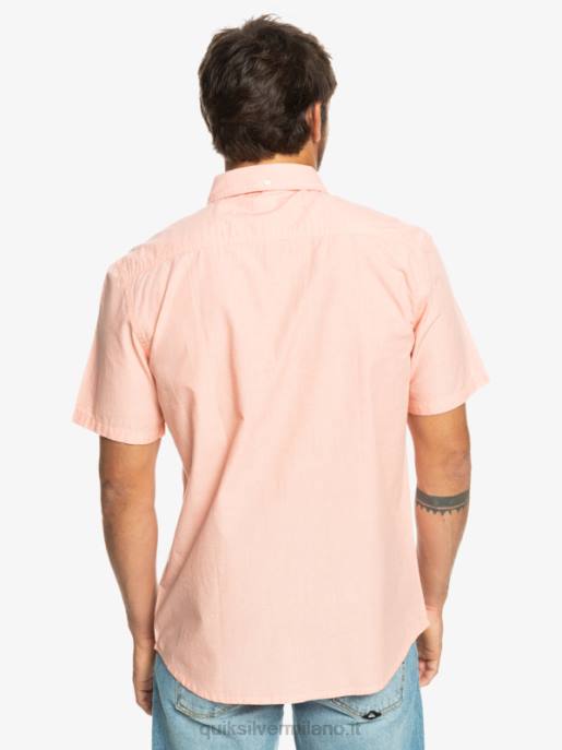 esso Quiksilver uomini camicia a maniche corte winfall salmone fresco HTZR380