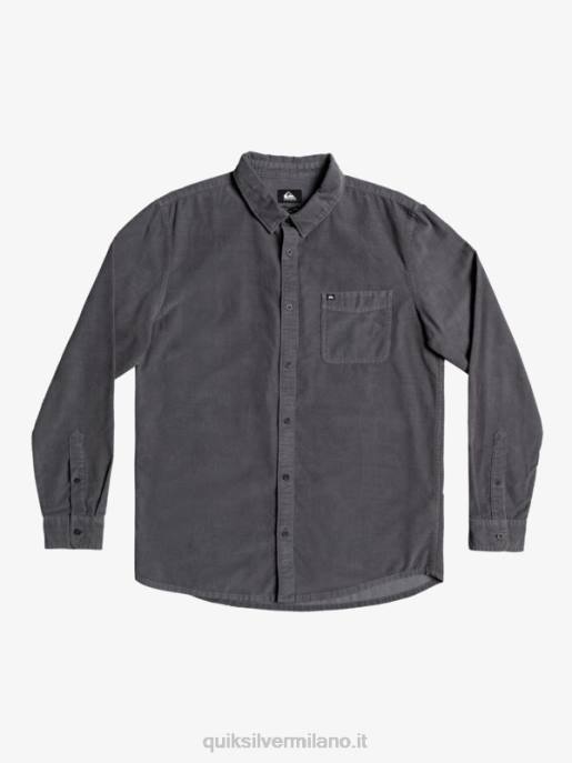 esso Quiksilver uomini camicia a maniche lunghe con scia di fumo cancello di ferro HTZR1223