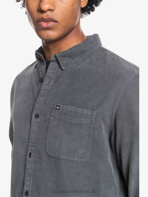 esso Quiksilver uomini camicia a maniche lunghe con scia di fumo cancello di ferro HTZR1223