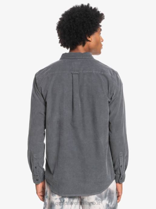 esso Quiksilver uomini camicia a maniche lunghe con scia di fumo cancello di ferro HTZR1223
