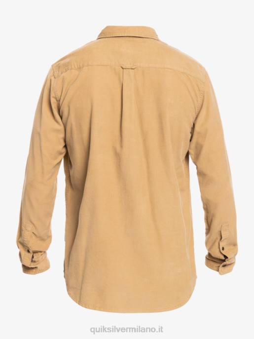 esso Quiksilver uomini camicia a maniche lunghe con scia di fumo tannino HTZR1224