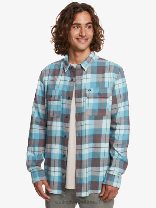 esso Quiksilver uomini camicia a maniche lunghe elasticizzata Kinsale Kinsale acqua ghiacciata HTZR1507