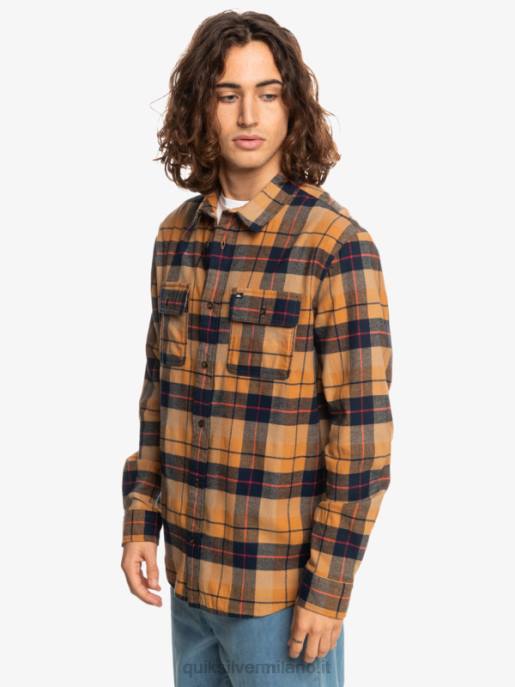 esso Quiksilver uomini camicia a maniche lunghe elasticizzata Kinsale Kinsale di zucchero di canna HTZR1506