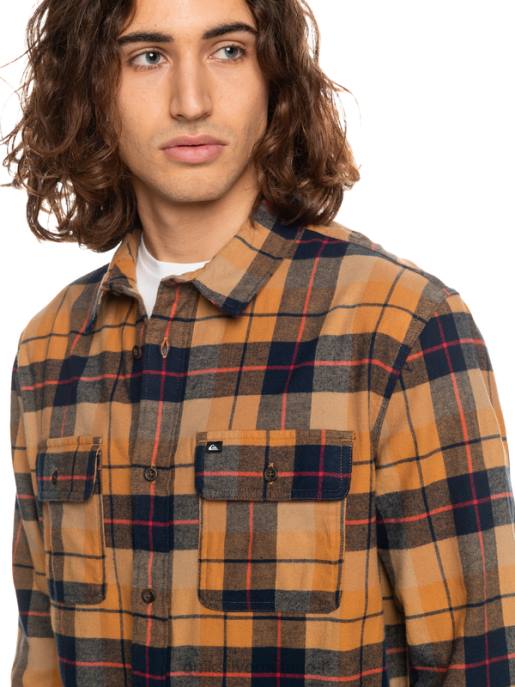 esso Quiksilver uomini camicia a maniche lunghe elasticizzata Kinsale Kinsale di zucchero di canna HTZR1506
