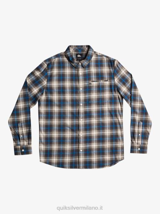 esso Quiksilver uomini camicia a maniche lunghe elasticizzata cramond cramond di foglie di vite HTZR1048