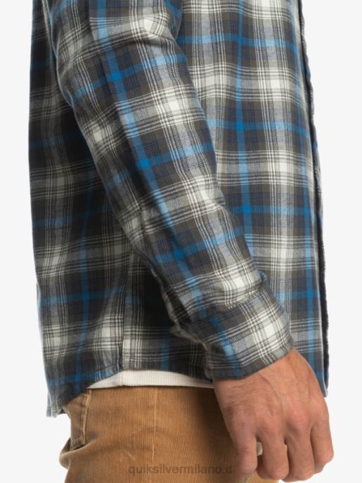 esso Quiksilver uomini camicia a maniche lunghe elasticizzata cramond cramond di foglie di vite HTZR1048