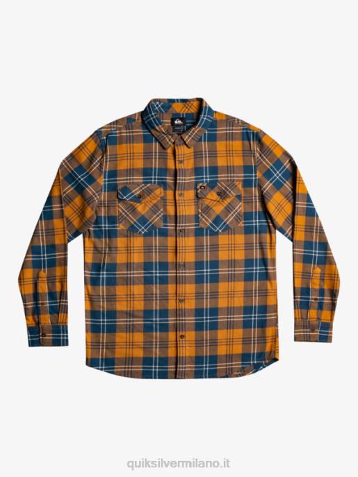 esso Quiksilver uomini camicia a maniche lunghe elasticizzata harelaw harelaw di zucchero di canna HTZR1508
