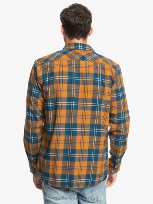 esso Quiksilver uomini camicia a maniche lunghe elasticizzata harelaw harelaw di zucchero di canna HTZR1508