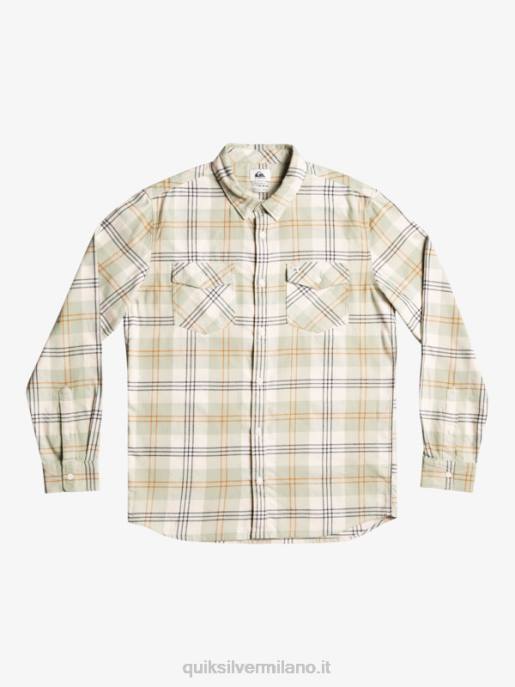 esso Quiksilver uomini camicia a maniche lunghe elasticizzata harelaw leprelegge della salvia del deserto HTZR1510
