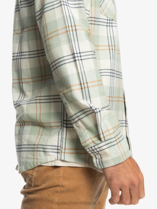 esso Quiksilver uomini camicia a maniche lunghe elasticizzata harelaw leprelegge della salvia del deserto HTZR1510
