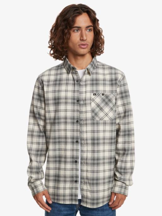 esso Quiksilver uomini camicia a maniche lunghe in cotone cappello del cancello di ferro HTZR1560