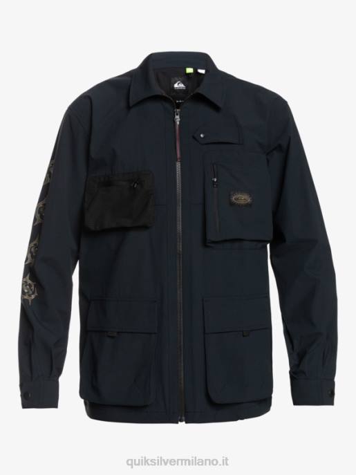 esso Quiksilver uomini camicia a maniche lunghe sotto il cielo nero HTZR1717