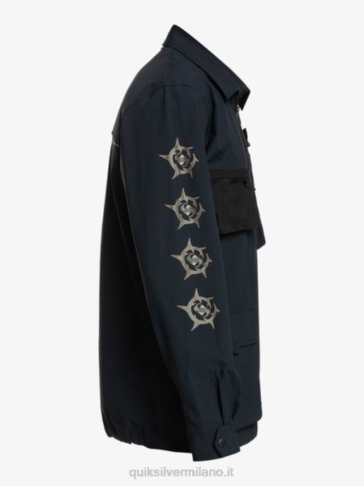 esso Quiksilver uomini camicia a maniche lunghe sotto il cielo nero HTZR1717