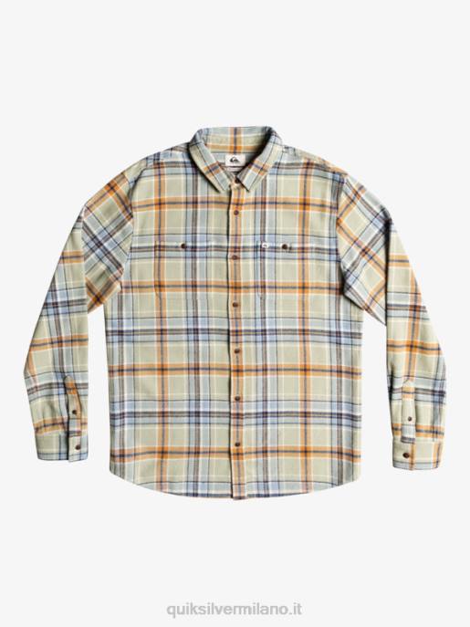 esso Quiksilver uomini camicia di flanella a maniche lunghe intrepide explorer saggio del deserto intrepido HTZR1772