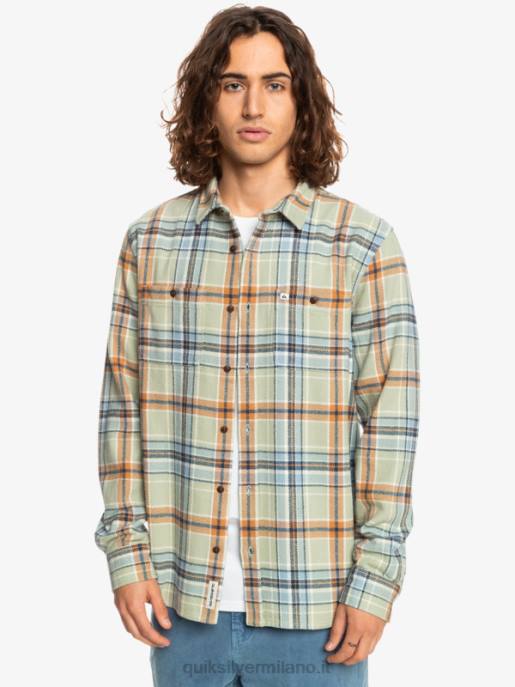 esso Quiksilver uomini camicia di flanella a maniche lunghe intrepide explorer saggio del deserto intrepido HTZR1772