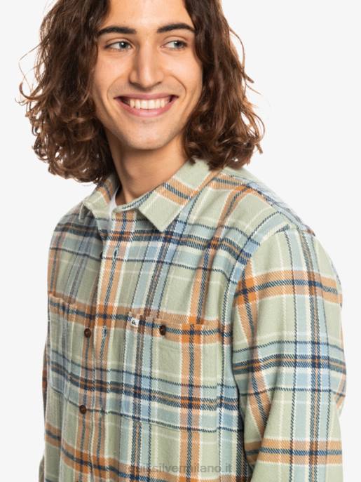 esso Quiksilver uomini camicia di flanella a maniche lunghe intrepide explorer saggio del deserto intrepido HTZR1772