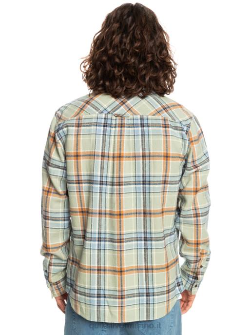esso Quiksilver uomini camicia di flanella a maniche lunghe intrepide explorer saggio del deserto intrepido HTZR1772