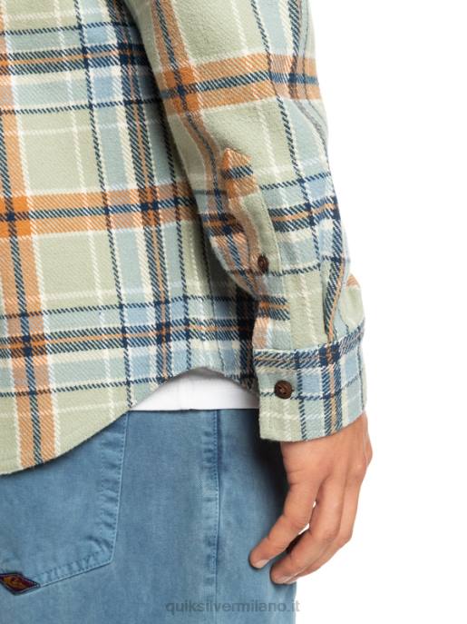 esso Quiksilver uomini camicia di flanella a maniche lunghe intrepide explorer saggio del deserto intrepido HTZR1772
