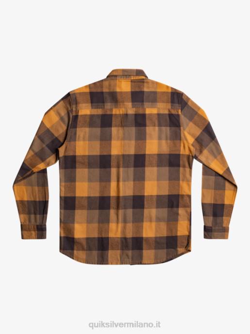 esso Quiksilver uomini camicia di flanella a maniche lunghe motherfly madre mosca dello zucchero di canna HTZR1574