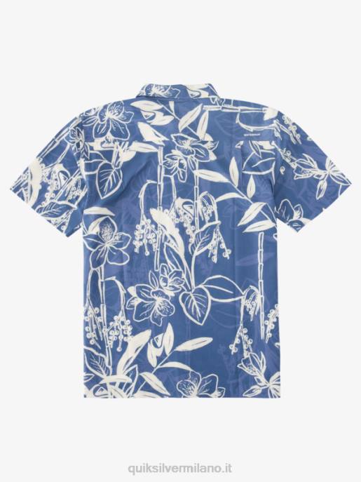 esso Quiksilver uomini camicia hawaiana di modi sciolti di waterman alfiere modi sciolti HTZR1328