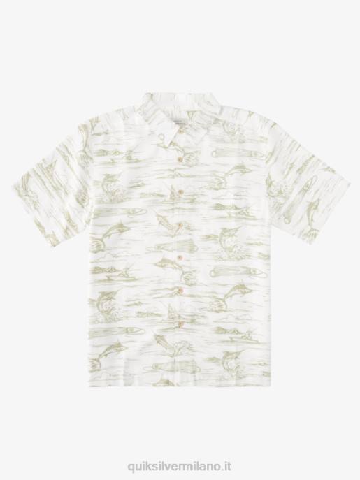 esso Quiksilver uomini camicia hawaiana waterman marlin jig giga marlin da tè HTZR899