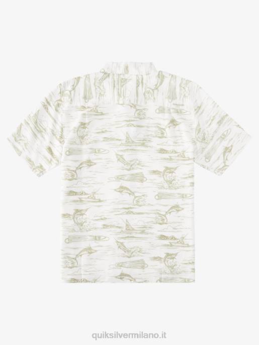 esso Quiksilver uomini camicia hawaiana waterman marlin jig giga marlin da tè HTZR899